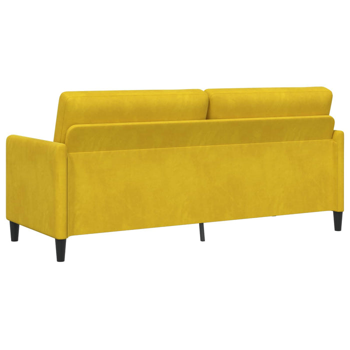 Sofa cu Spațiu de Depozitare Galben 192 x 78 x 87 cm Poliester - WALTI WALTI