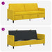 Sofa cu Spațiu de Depozitare Galben 192 x 78 x 87 cm Poliester - WALTI WALTI