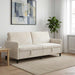 Sofa cu Spațiu de Depozitare Crem 192 x 78 x 87 cm Poliester - WALTI WALTI