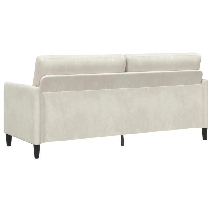 Sofa cu Spațiu de Depozitare Crem 192 x 78 x 87 cm Poliester - WALTI WALTI