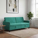 Sofa cu Spațiu de Depozitare Turcoaz 192 x 78 x 87 cm Poliester - WALTI WALTI