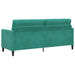 Sofa cu Spațiu de Depozitare Turcoaz 192 x 78 x 87 cm Poliester - WALTI WALTI