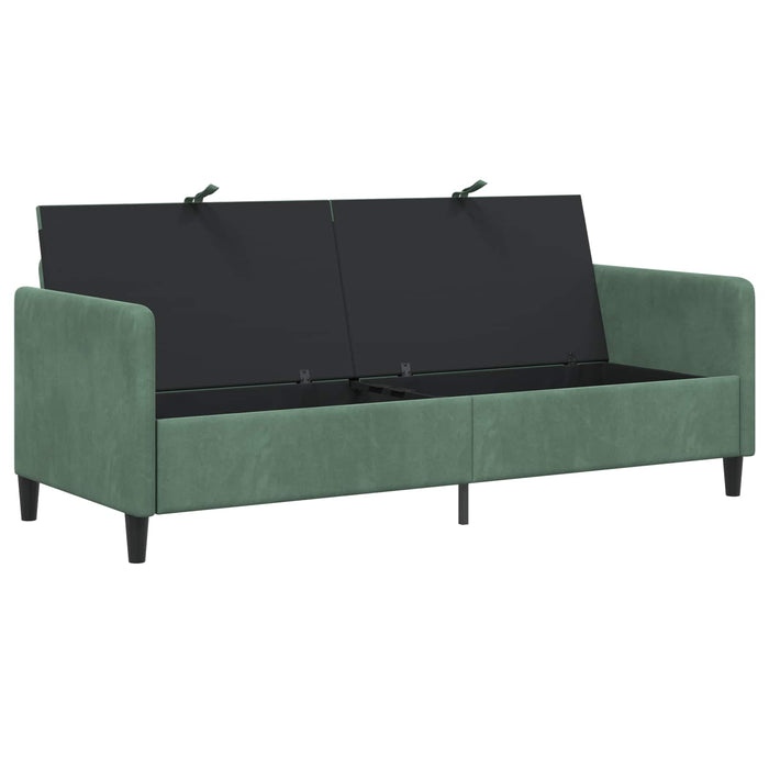 Sofa cu Spațiu de Depozitare Verde Mării 192 x 78 x 87 cm - WALTI WALTI