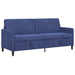 Sofa cu Spațiu de Depozitare Albastru Poliție 192 x 78 x 87 cm - WALTI WALTI