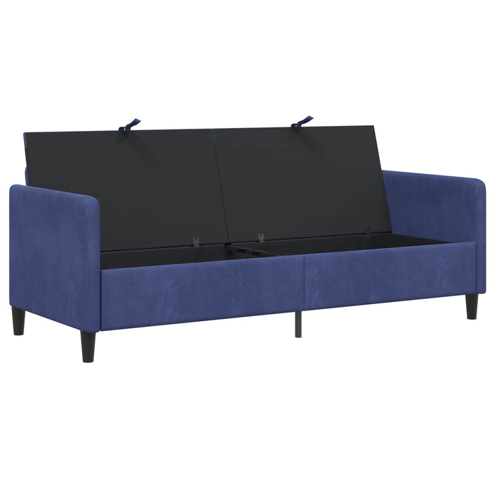 Sofa cu Spațiu de Depozitare Albastru Poliție 192 x 78 x 87 cm - WALTI WALTI
