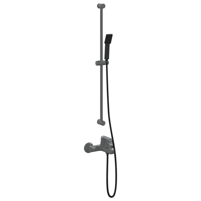 Set de cap de duș Negru 150 cm Oţel inoxidabil - WALTI WALTI