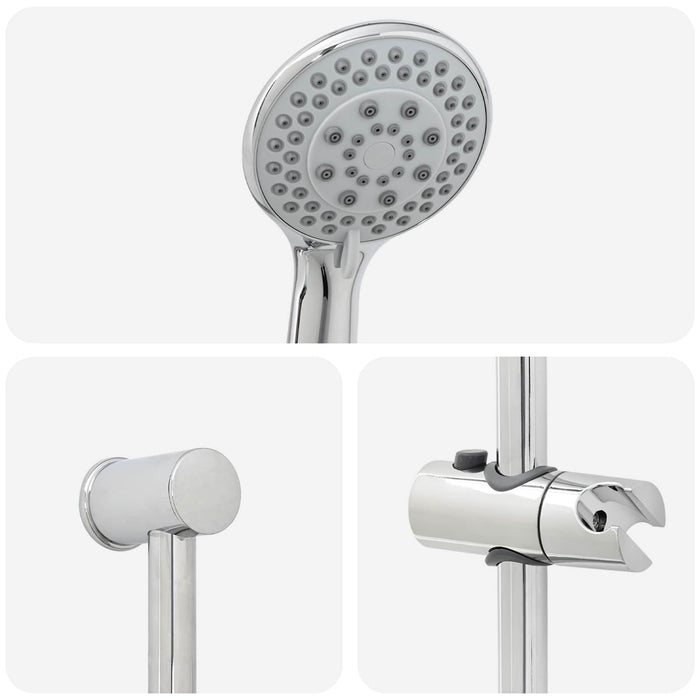 Set Sistem Duș Crom 71 cm Oţel inoxidabil - WALTI WALTI