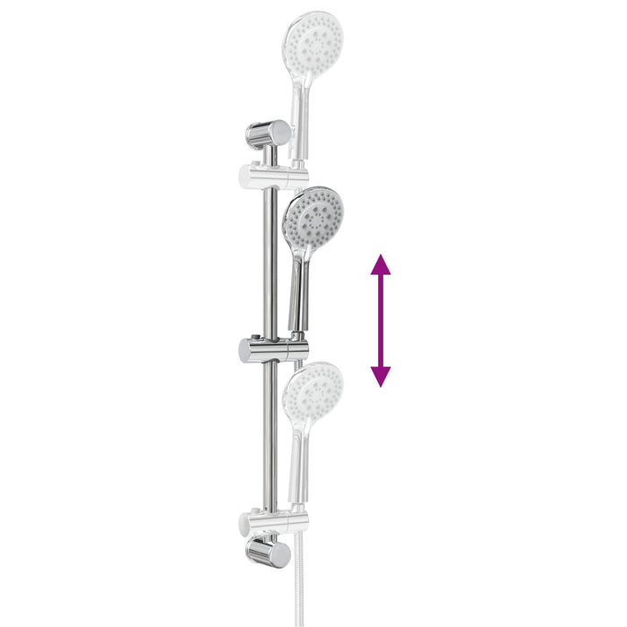 Set Sistem Duș Crom 71 cm Oţel inoxidabil - WALTI WALTI