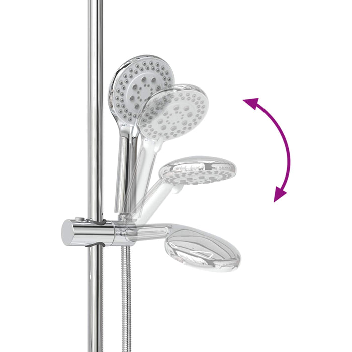 Set Sistem Duș Crom 71 cm Oţel inoxidabil - WALTI WALTI