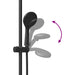 Set Sistem Duș Negru 71 cm Oţel inoxidabil - WALTI WALTI