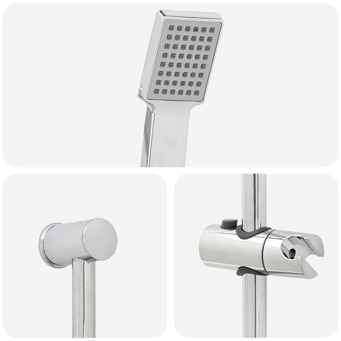 Set Sistem Duș Crom 70 cm Oţel inoxidabil - WALTI WALTI