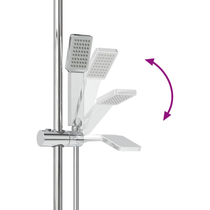 Set Sistem Duș Crom 70 cm Oţel inoxidabil - WALTI WALTI
