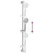 Set Sistem Duș Crom 101 cm Oţel inoxidabil - WALTI WALTI