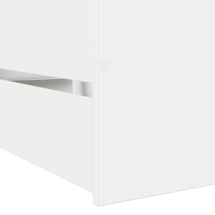 Cadru de pat cu depozitare Alb 80 x 200 cm Lemn prelucrat WALTI