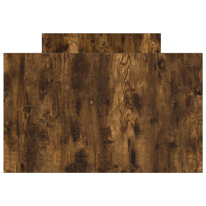 Cadru de pat cu depozitare Stejar fumuriu 80 x 200 cm WALTI