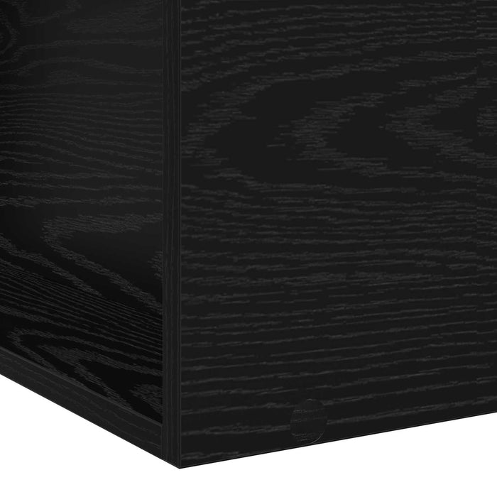 Cadru de pat cu depozitare cu raft Stejar Negru 80 x 200 cm WALTI