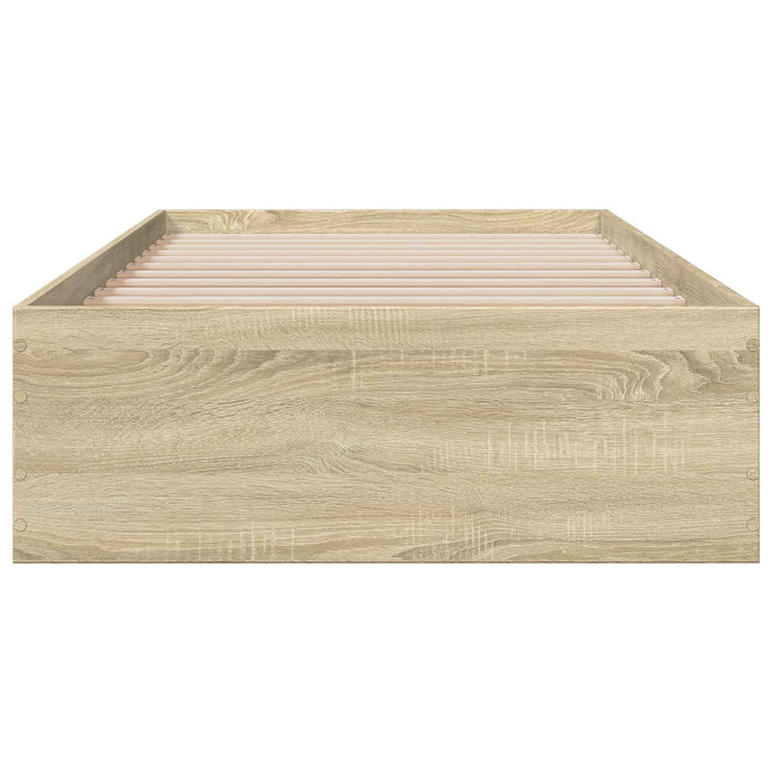 Cadru de pat cu depozitare Stejar Sonoma 80 x 200 cm WALTI