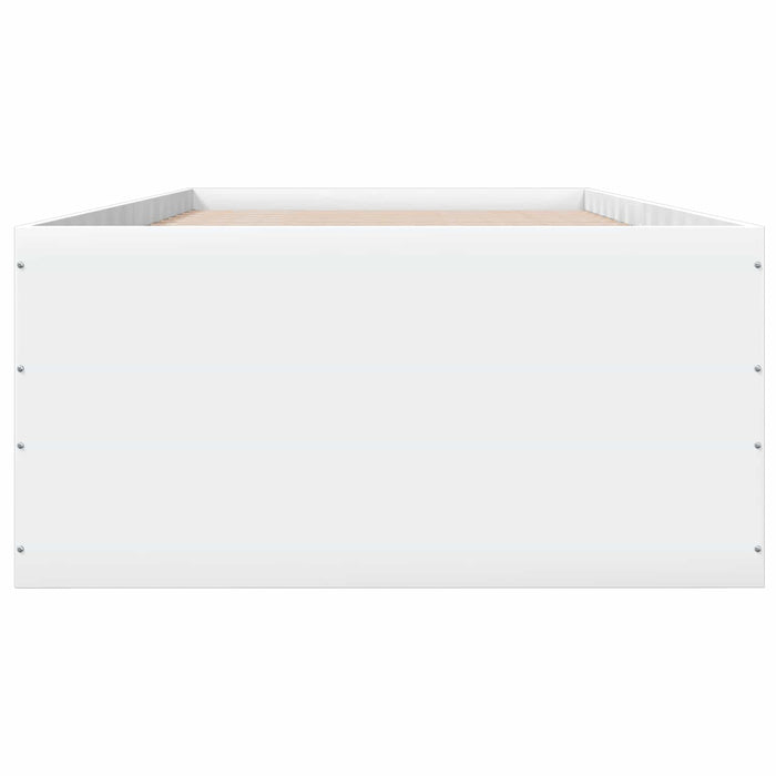 Cadru de pat la sol Alb 80 x 200 cm Lemn prelucrat WALTI