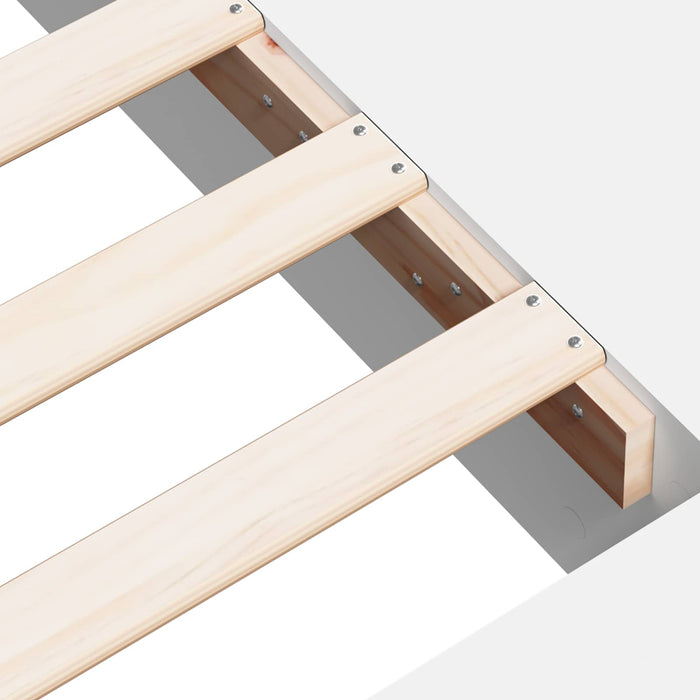 Cadru de pat cu depozitare Alb 80 x 200 cm Lemn prelucrat WALTI