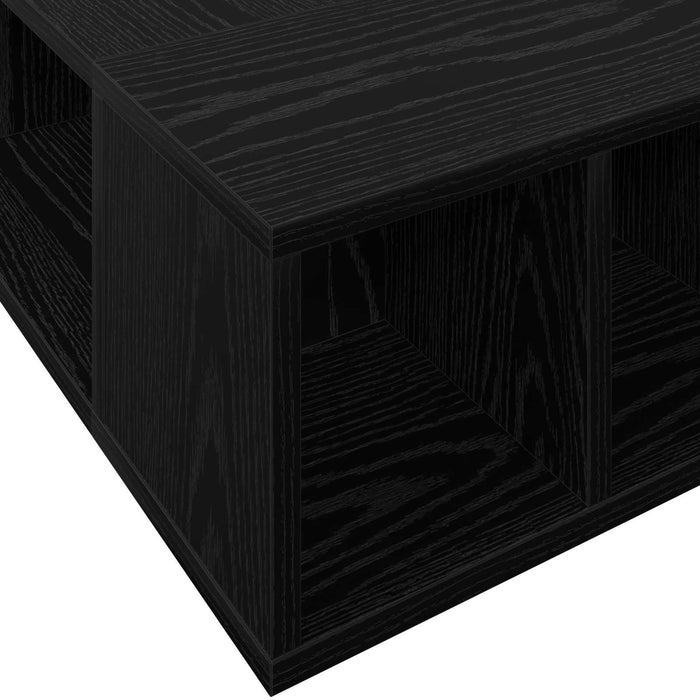 Cadru de pat cu depozitare cu raft Stejar Negru 80 x 200 cm WALTI