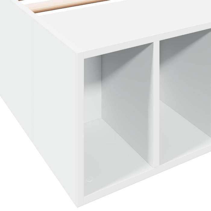Cadru de pat cu depozitare Alb 80 x 200 cm Lemn prelucrat WALTI