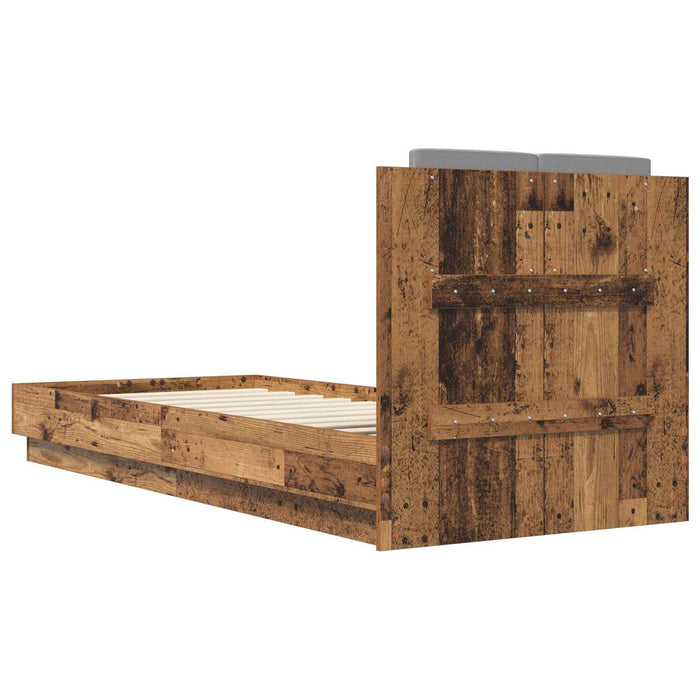Cadru de Pat cu Tăblie Lemn vechi 80 x 200 cm Lemn prelucrat WALTI