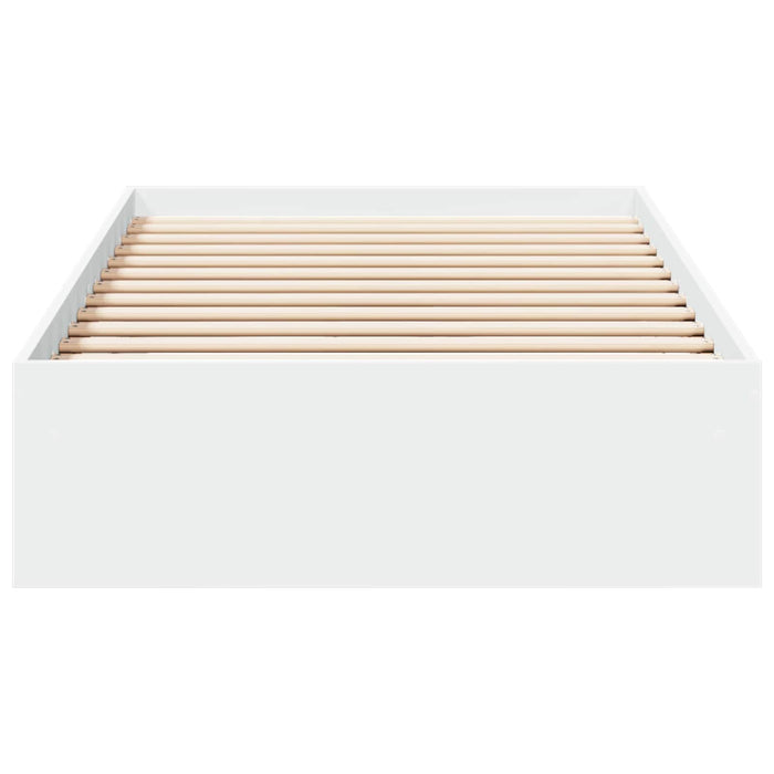 Cadru de pat cu depozitare Alb 80 x 200 cm Lemn prelucrat WALTI