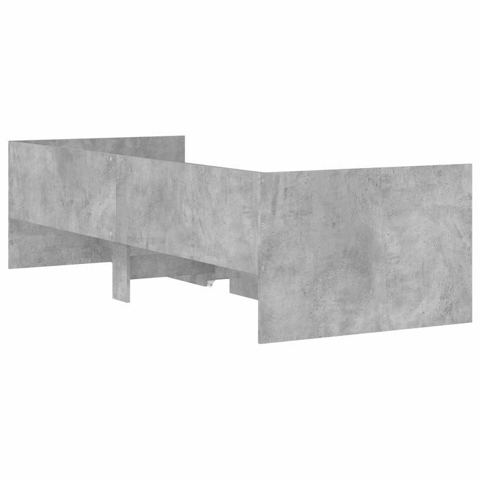 Cadru de pat cu depozitare Sonoma gri 80 x 200 cm WALTI