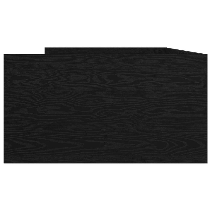 Cadru de pat cu depozitare Stejar Negru 80 x 200 cm WALTI