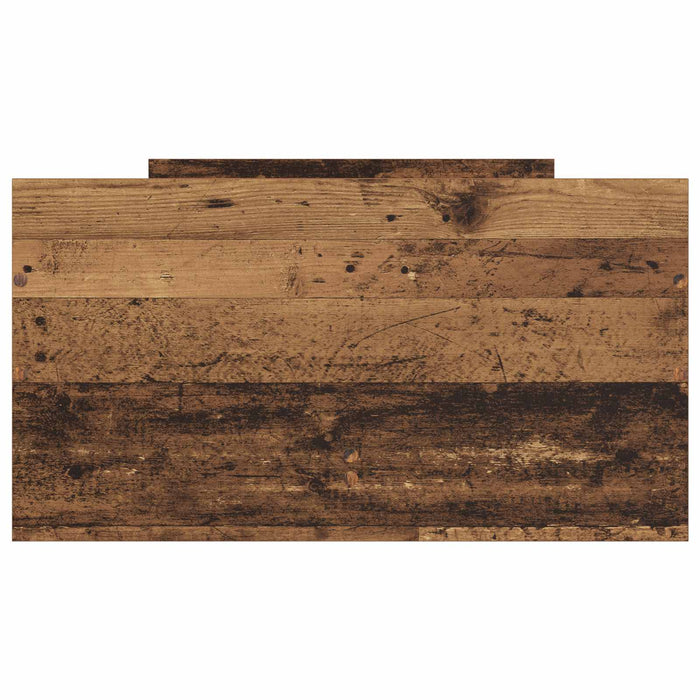 Cadru de pat cu depozitare Lemn vechi 80 x 200 cm WALTI