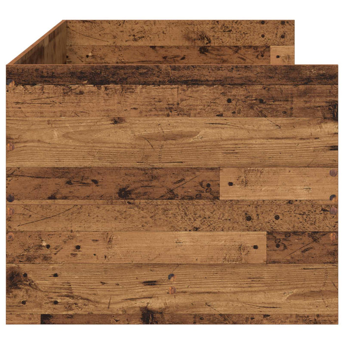 Cadru de pat cu depozitare Lemn vechi 80 x 200 cm WALTI