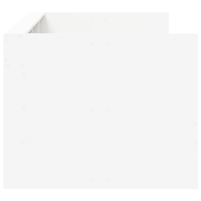 Cadru de pat cu depozitare Alb 80 x 200 cm Lemn prelucrat WALTI