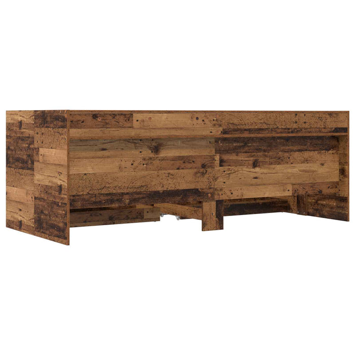 Cadru de pat cu depozitare Lemn vechi 80 x 200 cm WALTI