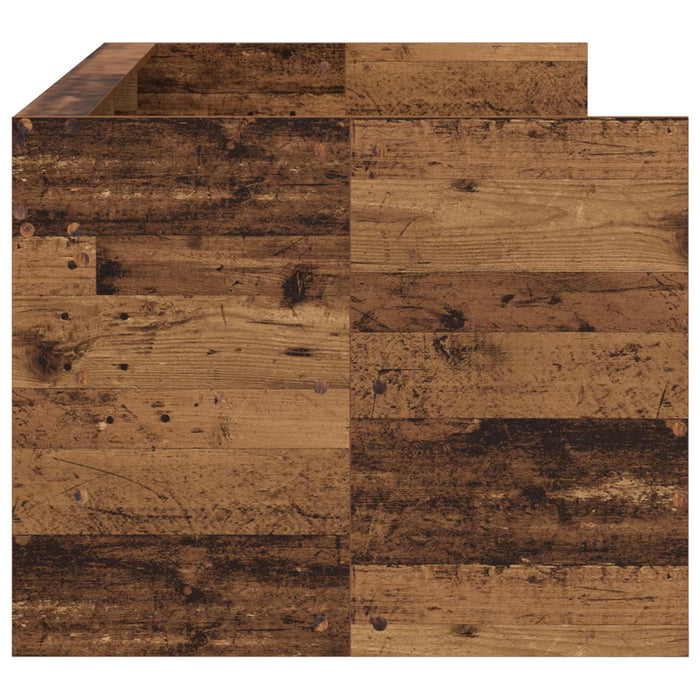 Cadru de pat cu depozitare Lemn vechi 80 x 200 cm WALTI