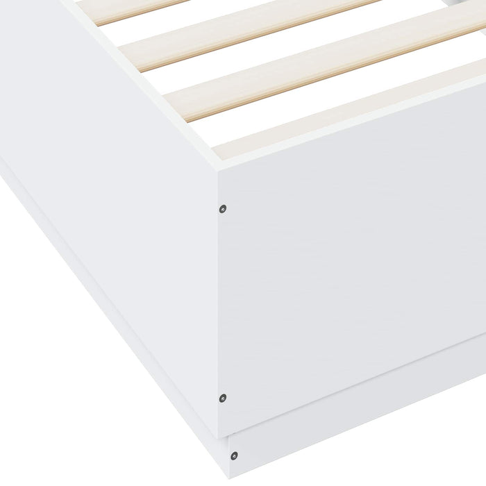 Cadru de pat Alb 80 x 200 cm Lemn prelucrat WALTI