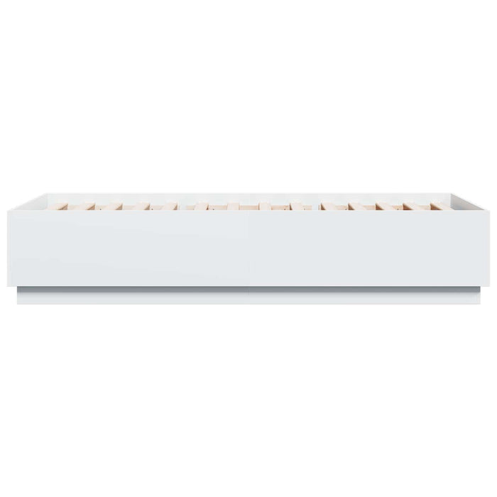 Cadru de pat Alb 80 x 200 cm Lemn prelucrat WALTI