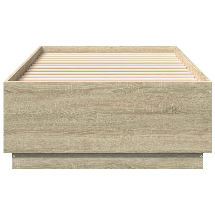 Cadru de pat Stejar Sonoma 80 x 200 cm Lemn prelucrat WALTI