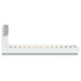 Cadru de pat cu LED Alb 80 x 200 cm Lemn prelucrat - WALTI WALTI