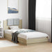Cadru de pat cu LED Stejar Sonoma 80 x 200 cm Lemn prelucrat - WALTI WALTI