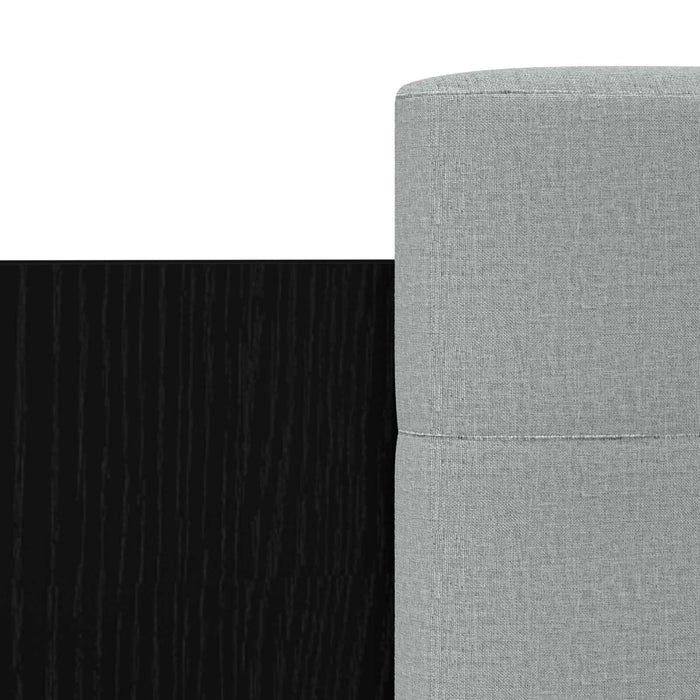 Cadru de pat cu LED Stejar Negru 80 x 200 cm Lemn prelucrat - WALTI WALTI