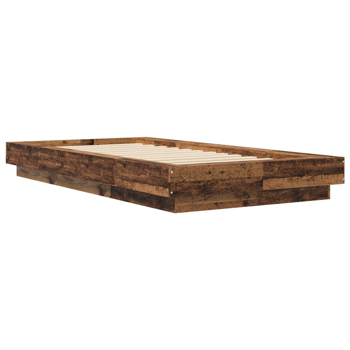 Cadru de pat la sol Lemn vechi 80 x 210 cm Lemn prelucrat WALTI
