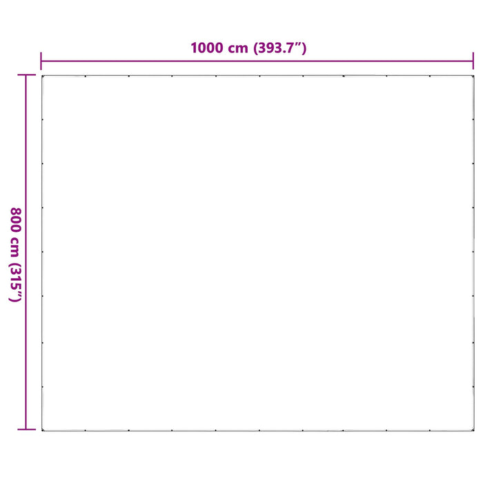 Împătură cu ochiuri Transparent 8 x 10 m Polietilenă - WALTI WALTI