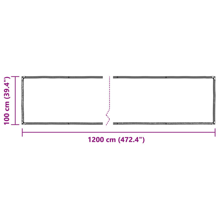 Împătură cu ochiuri Transparent 1 x 12 m Polietilenă - WALTI WALTI