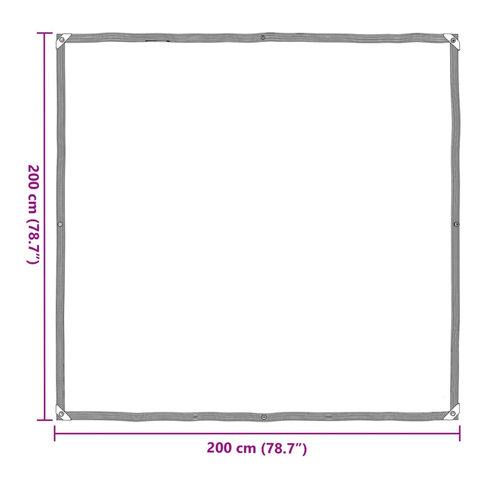 Împătură cu ochiuri Transparent 2 x 2 m Polietilenă - WALTI WALTI