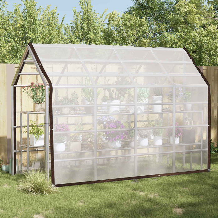 Împătură cu ochiuri Transparent 3 x 4 m Polietilenă - WALTI WALTI