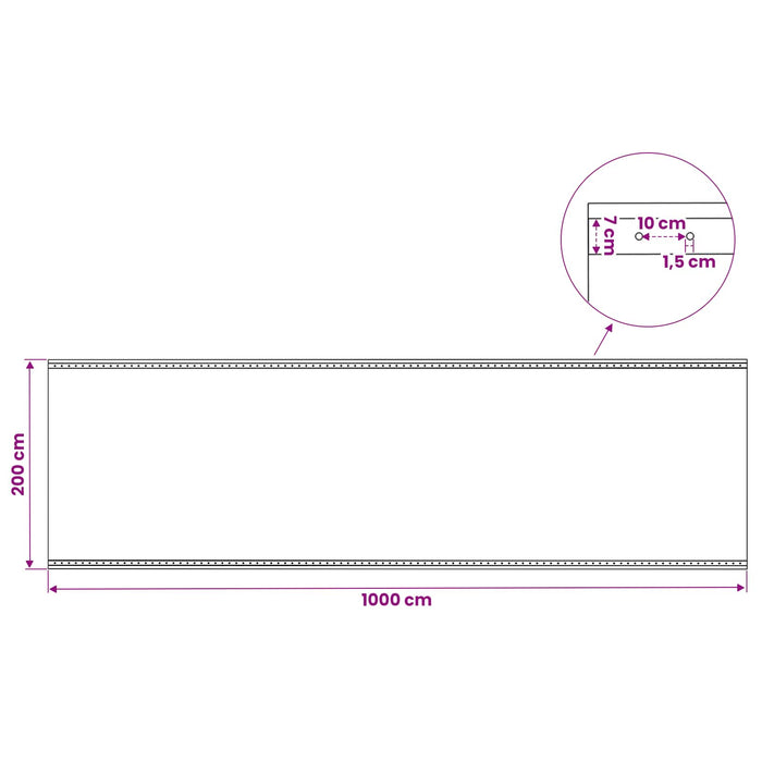 Împătură cu ochiuri 2 buc. Verde 3 x 10 m 260 gsm PE WALTI