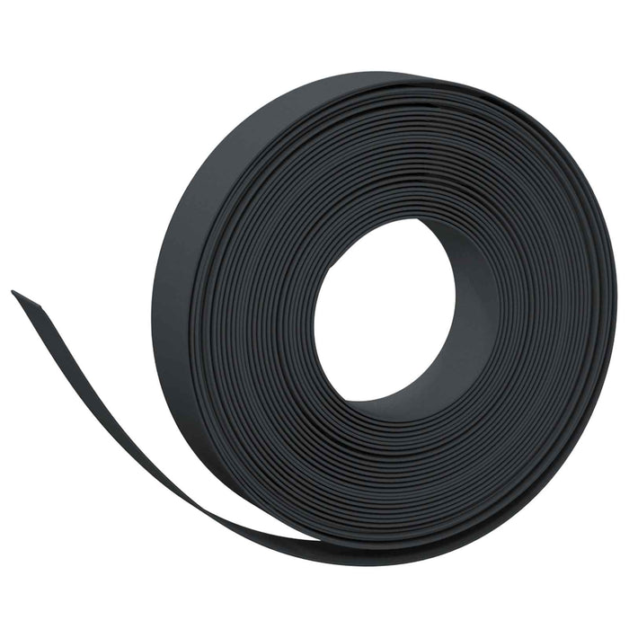 Borduri de grădină 25 m 10 cm PE Negru - WALTI WALTI