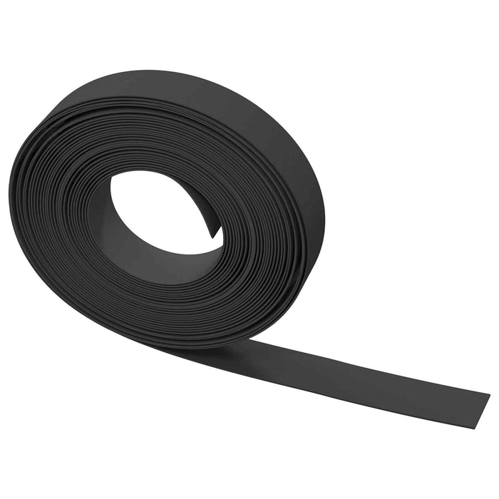 Borduri de grădină 25 m 10 cm PE Negru - WALTI WALTI