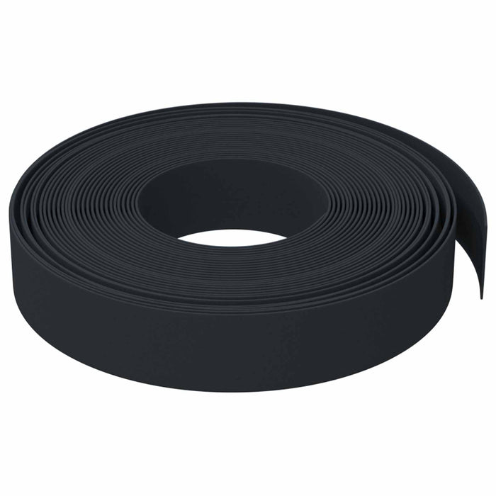 Borduri de grădină 25 m 10 cm PE Negru - WALTI WALTI
