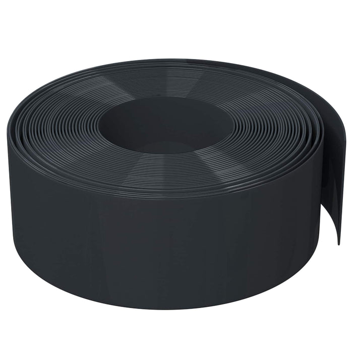 Borduri de grădină 25 m 20 cm PE Negru - WALTI WALTI